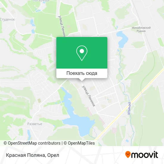 Карта Красная Поляна