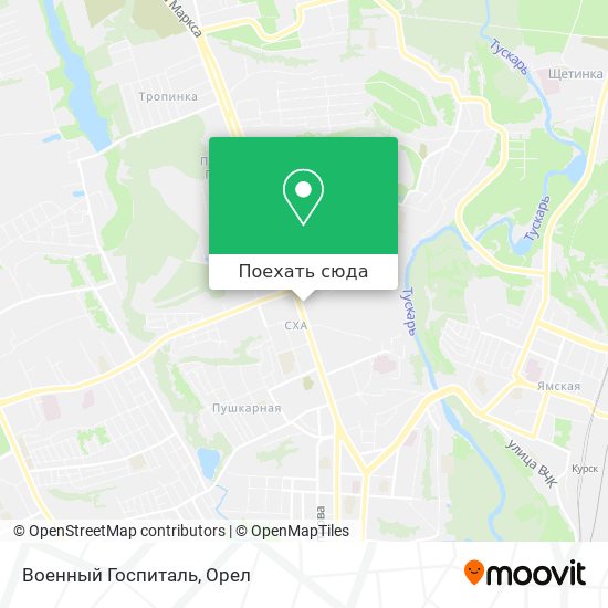 Карта Военный Госпиталь
