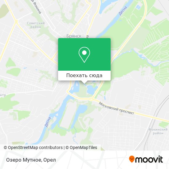 Карта Озеро Мутное