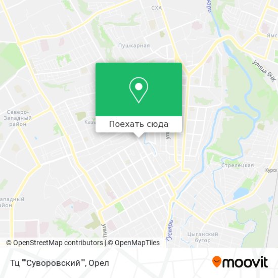 Карта Тц ""Суворовский""