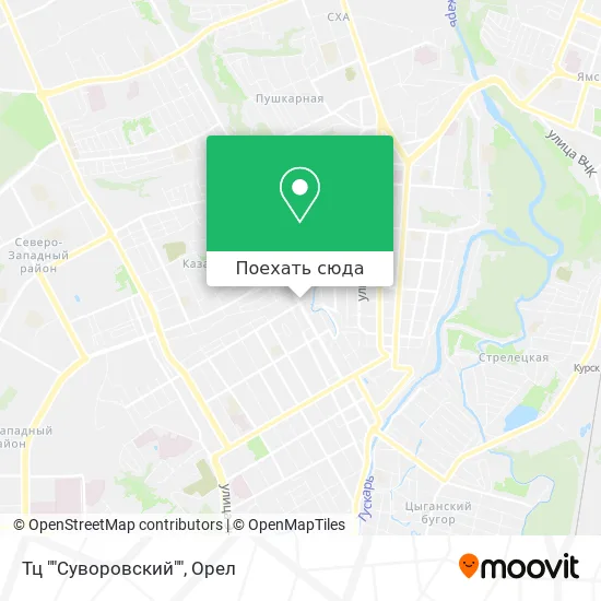 Карта Тц ""Суворовский""
