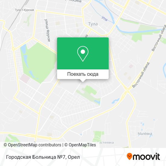 Карта Городская Больница №7