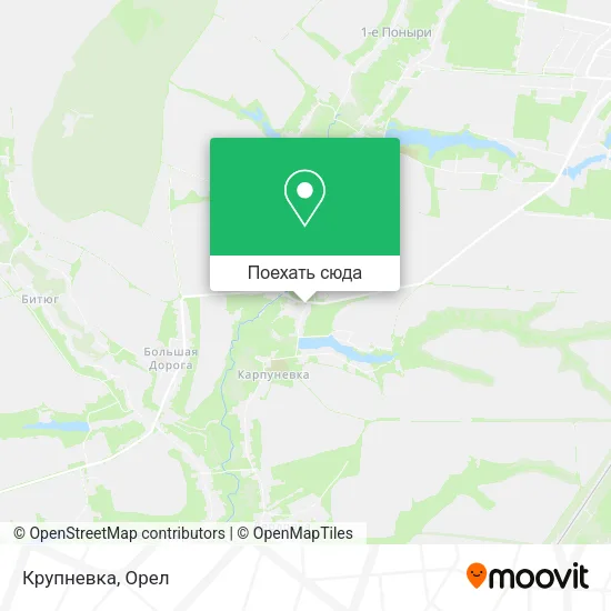 Карта Крупневка