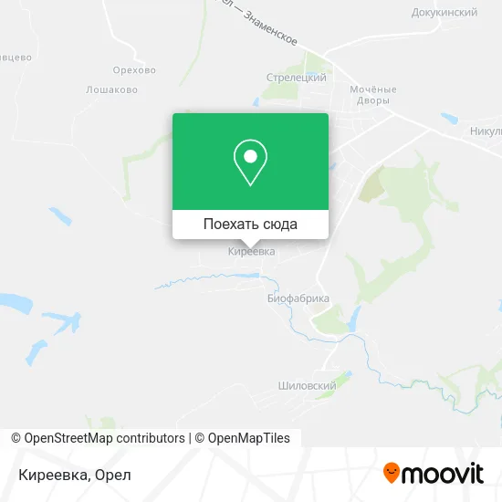 Карта Киреевка