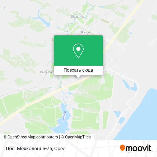 Карта Пос. Мехколонна-76