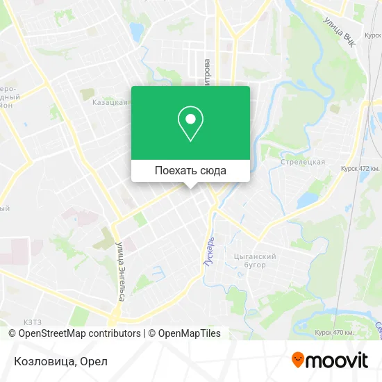 Карта Козловица