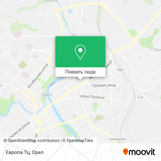 Карта Европа Тц