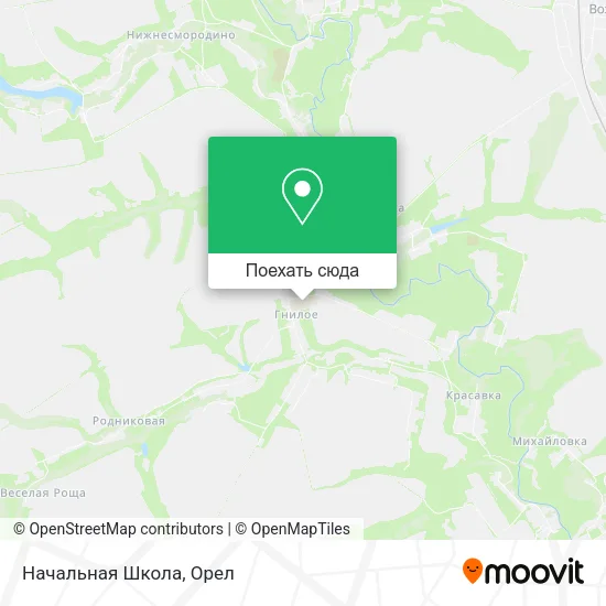 Карта Начальная Школа