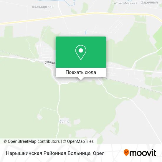 Карта Нарышкинская Районная Больница