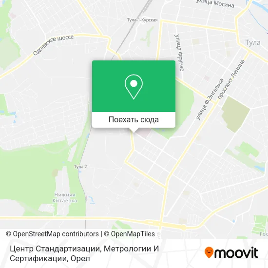 Карта Центр Стандартизации, Метрологии И Сертификации