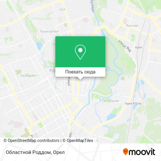 Карта Областной Роддом