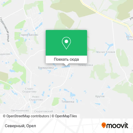 Карта Северный