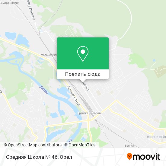 Карта Средняя Школа № 46