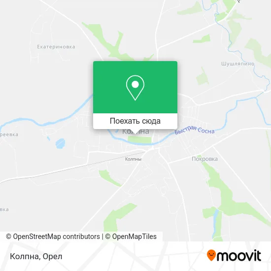 Карта Колпна