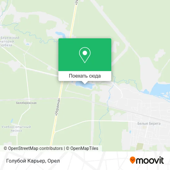 Карта Голубой Карьер