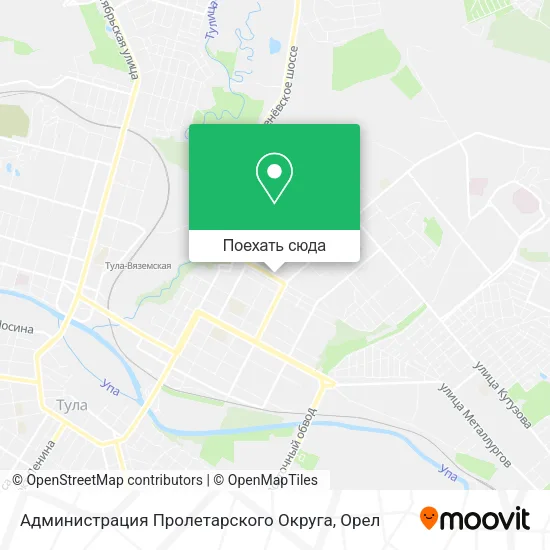 Карта Администрация Пролетарского Округа