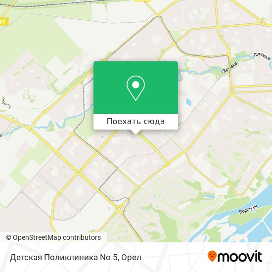 Карта Детская Поликлиника No 5