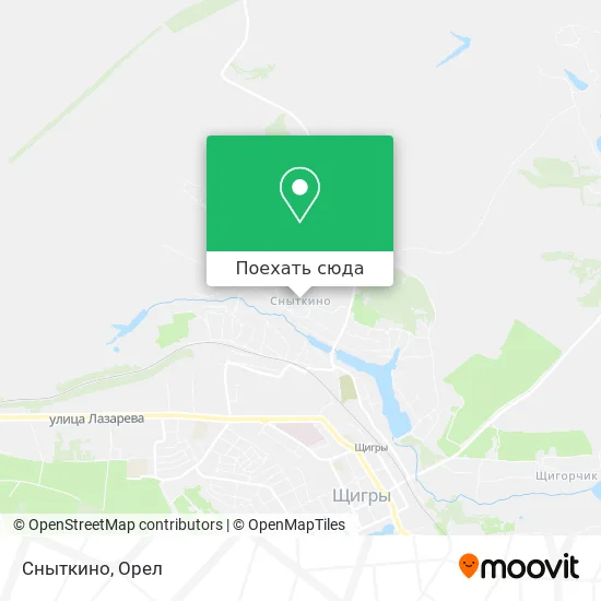 Карта Сныткино