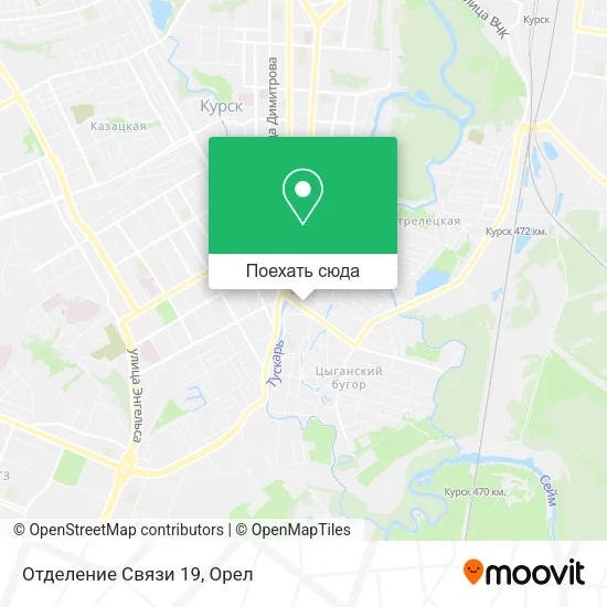 Карта Отделение Связи 19