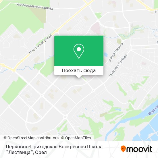 Карта Церковно-Приходская Воскресная Школа ""Лествица""