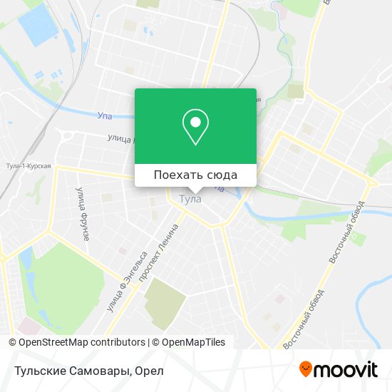 Карта Тульские Самовары