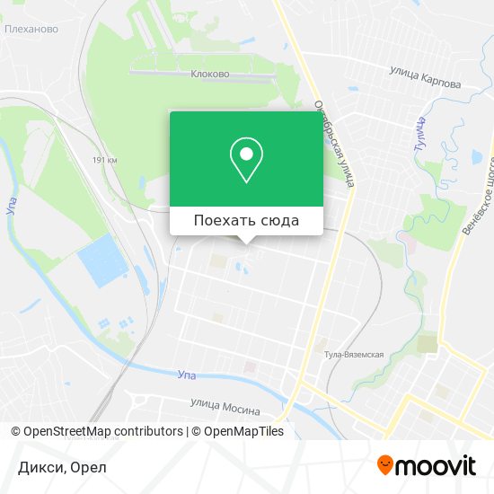 Карта Дикси