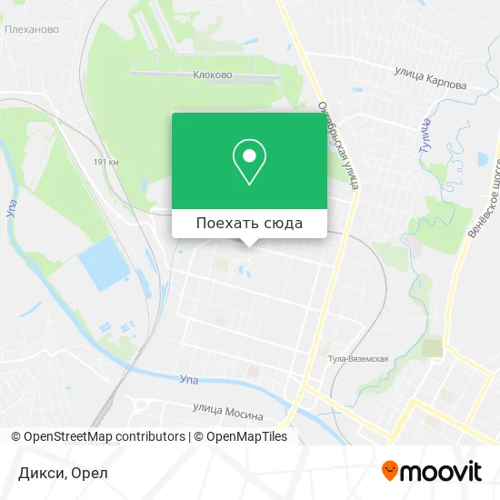 Карта Дикси