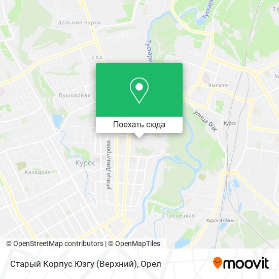 Карта Старый Корпус Юзгу (Верхний)