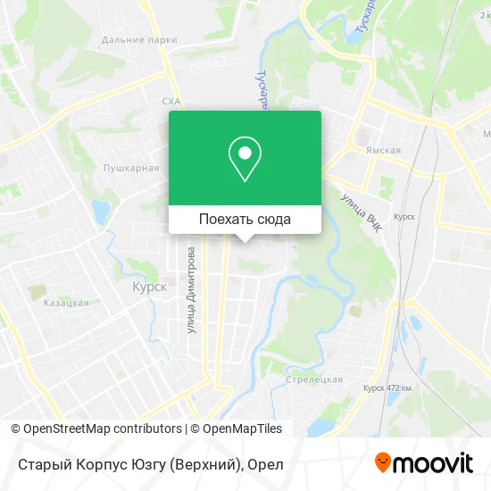 Карта Старый Корпус Юзгу (Верхний)
