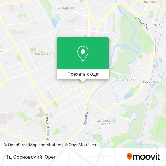 Карта Тц Сосновский