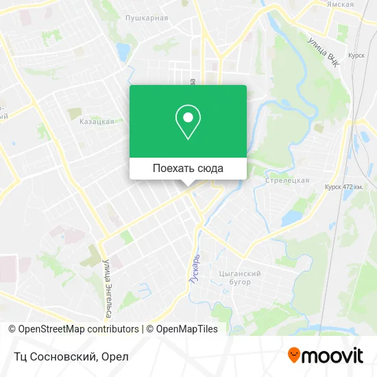 Карта Тц Сосновский