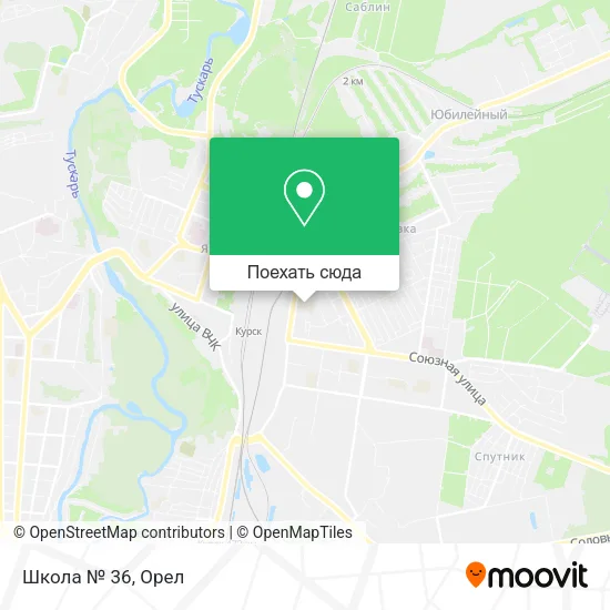 Карта Школа № 36