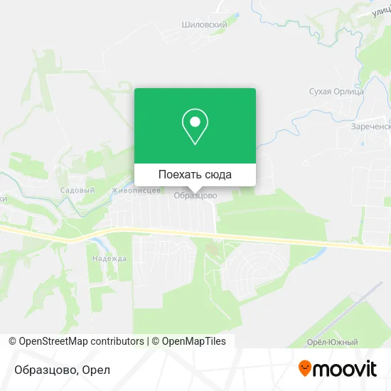 Карта Образцово