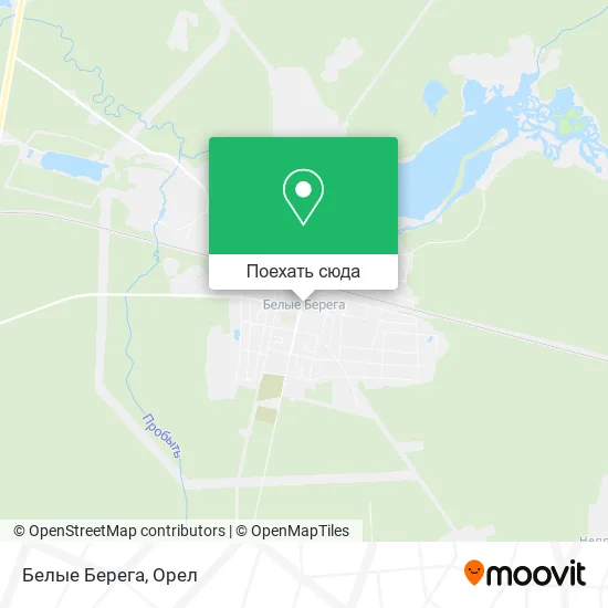 Карта Белые Берега