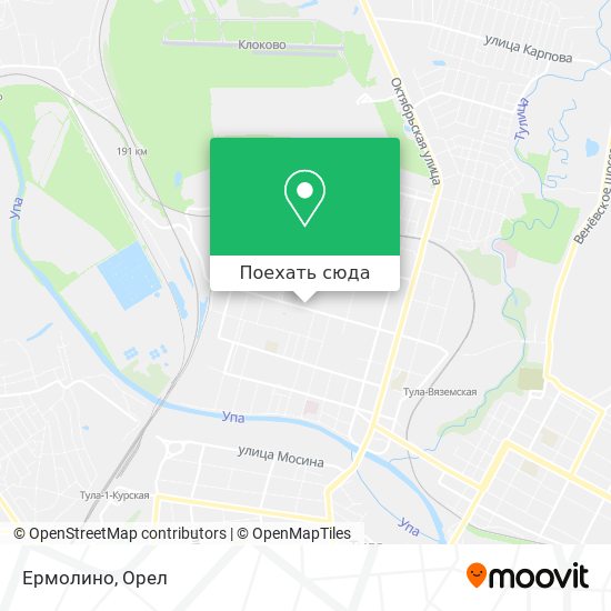 Карта Ермолино