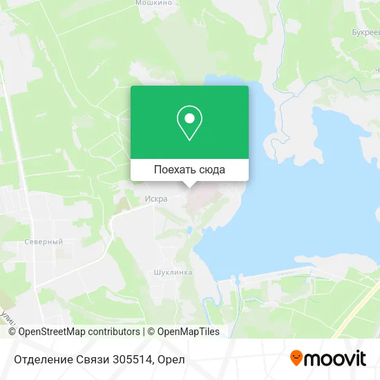 Карта Отделение Связи 305514