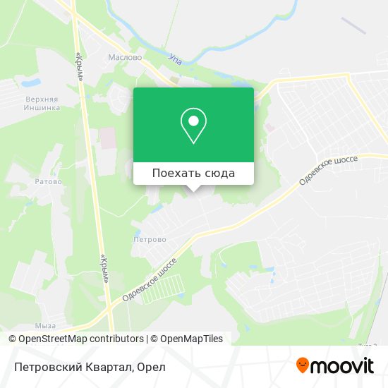 Карта Петровский Квартал