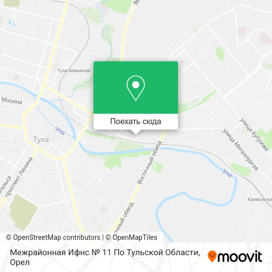 Карта Межрайонная Ифнс № 11 По Тульской Области