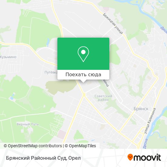 Карта Брянский Районный Суд