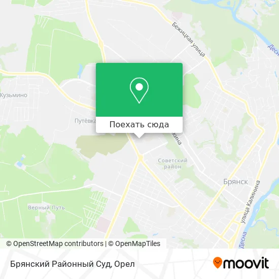 Карта Брянский Районный Суд