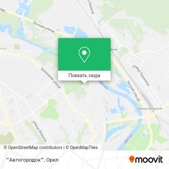 Карта ""Автогородок""