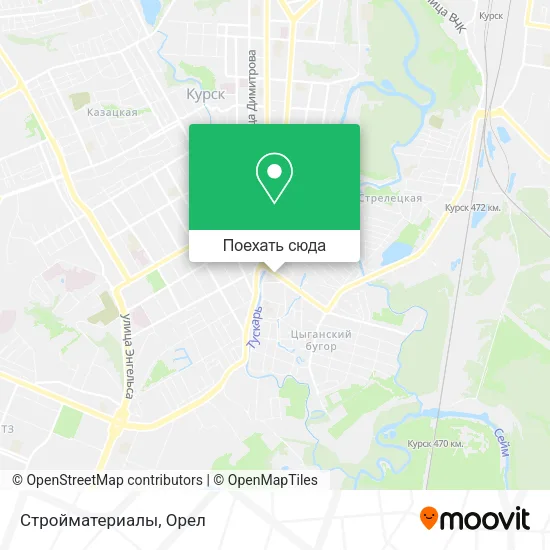 Карта Стройматериалы