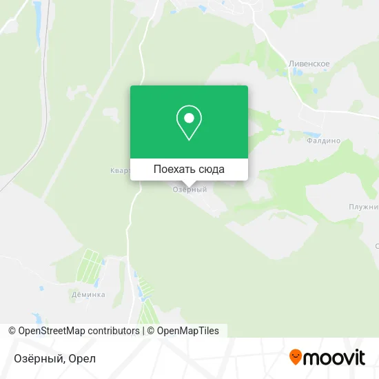 Карта Озёрный