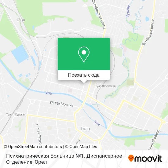 Карта Психиатрическая Больница №1. Диспансерное Отделение