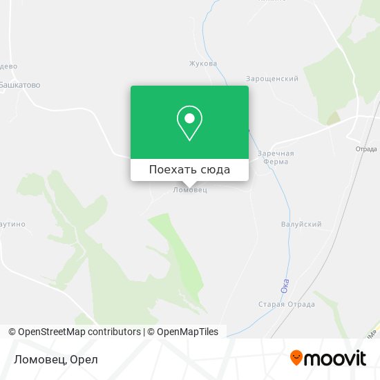 Карта Ломовец
