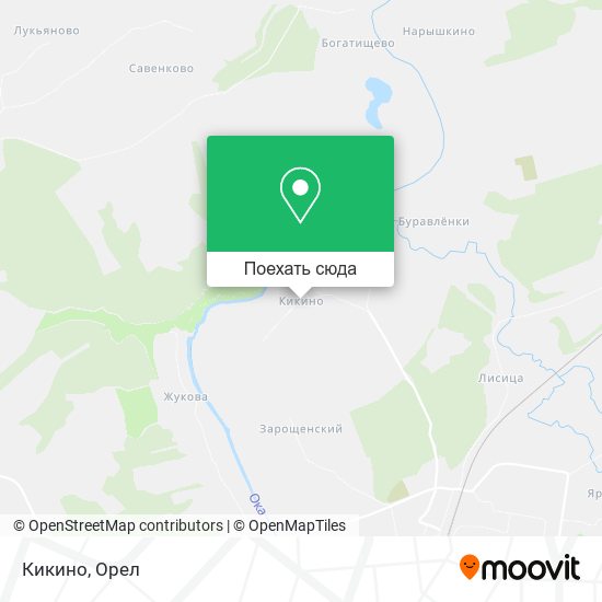 Карта Кикино