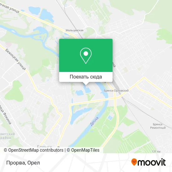 Карта Прорва