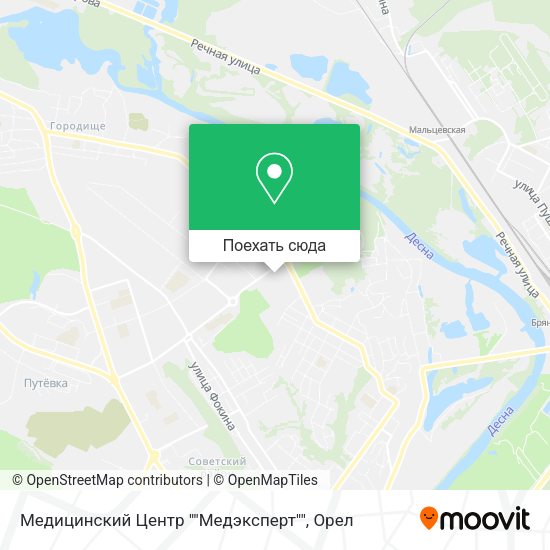 Карта Медицинский Центр ""Медэксперт""