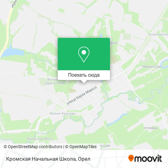 Карта Кромская Начальная Школа