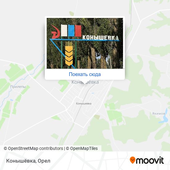 Карта Конышёвка